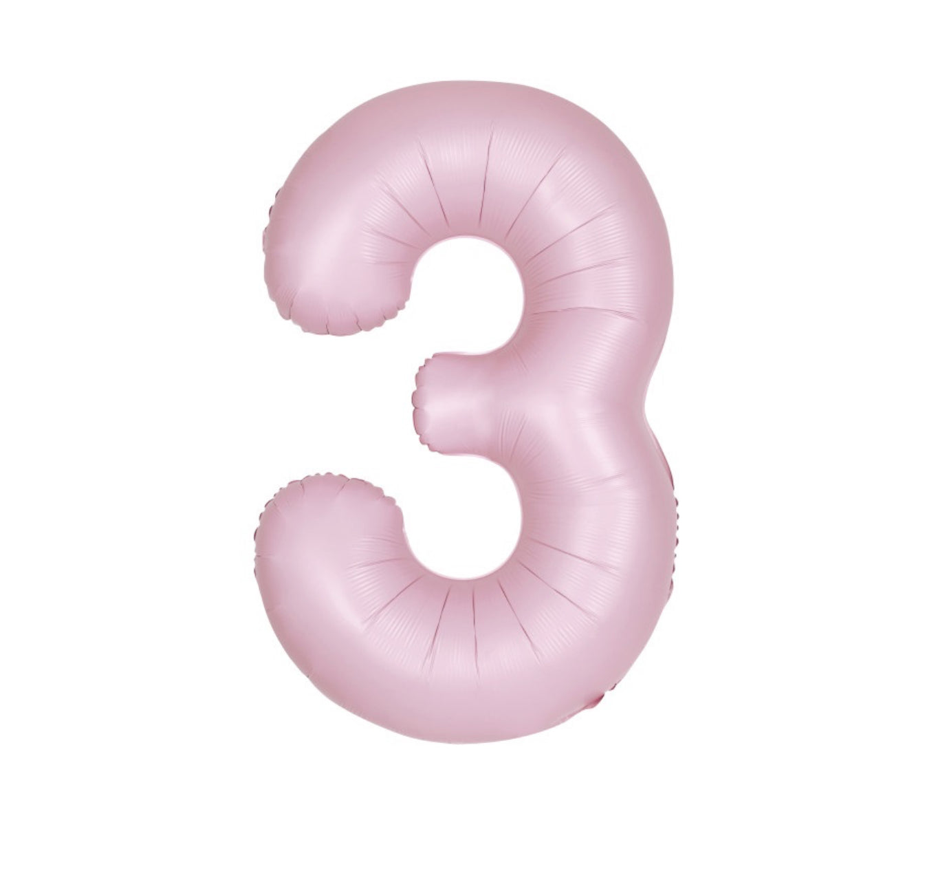 34” Number 3 (Matte Light Pink)