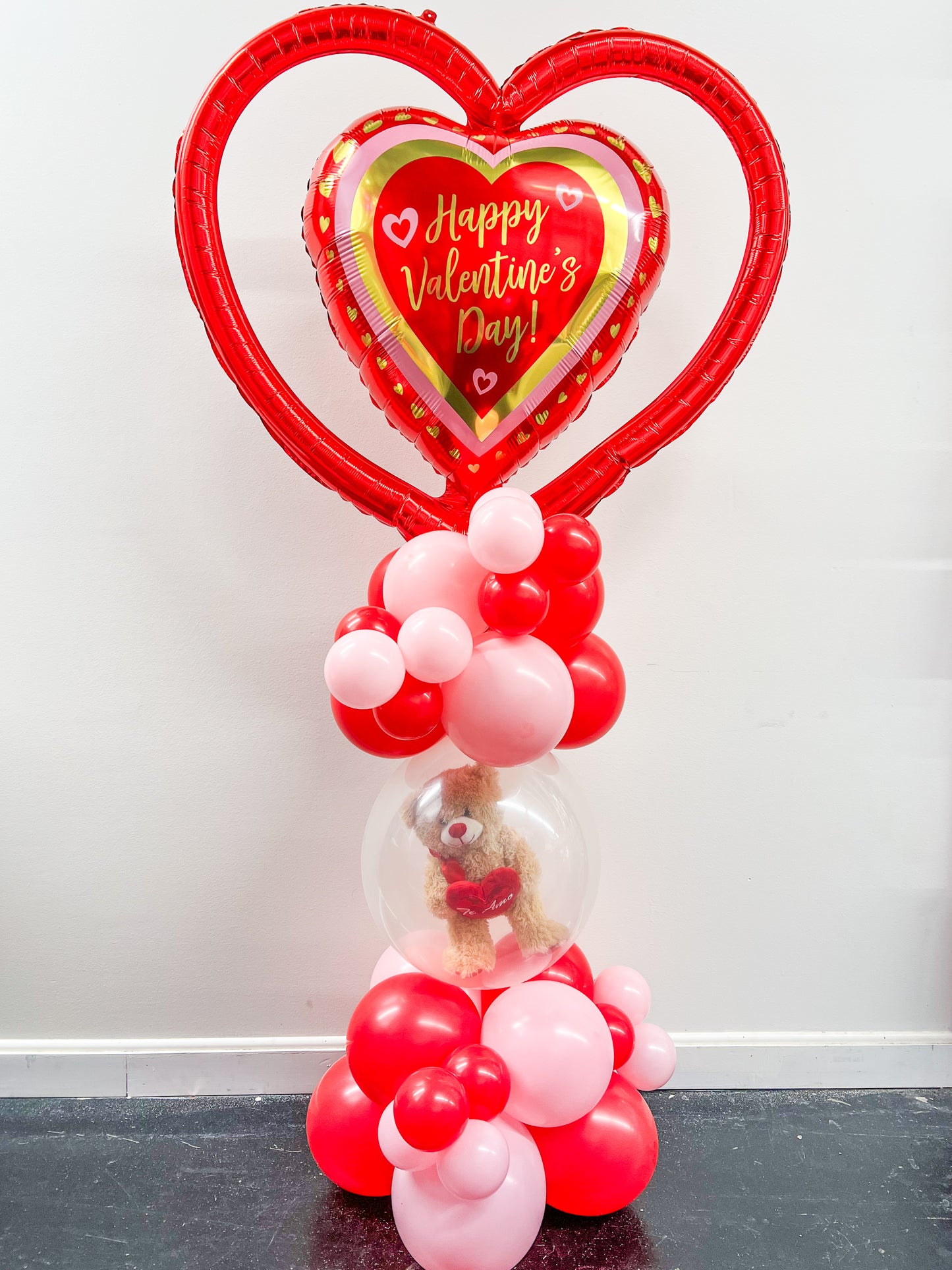 Stuffed Love-Bubble Arrangement