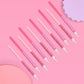 Pink Glitter Candles, Birthday Girl, Cake Topper, Cupcake