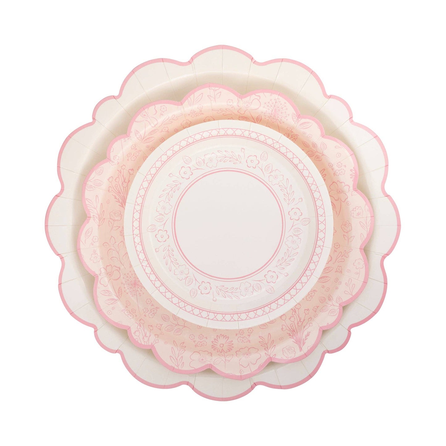 PEM1141 - Pembroke Pink Floral 10" Plate