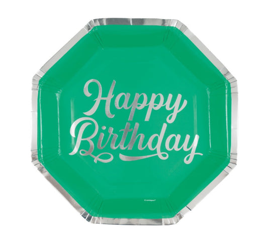 Bold Birthday 8” Plate 8ct