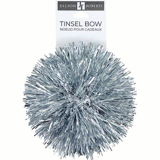 Silver - Bows - Tinsel