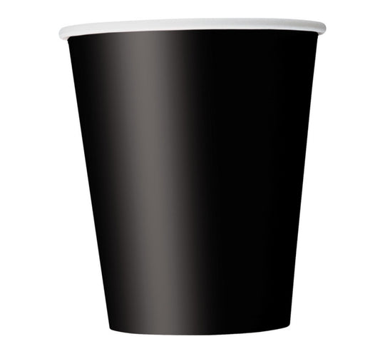 Black 9oz Cups 8ct