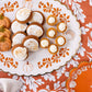 PLPP170 - Pumpkin Gold Scalloped Fall 17" Paper Serving Platters 6ct