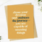 "Chase your dreams..." Inspirational Graduation Card