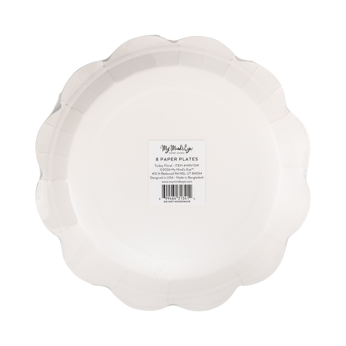HRV1341 - Turkey Foliage Paper Plates