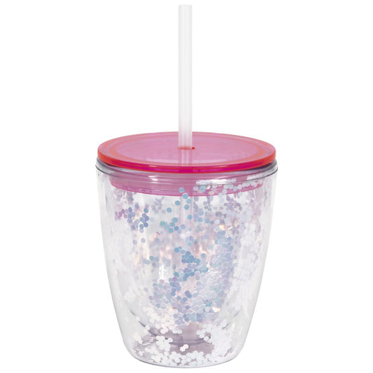 Glitter Plastic Tumbler Plastic