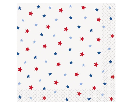 Patriotic USA Beverage Napkin