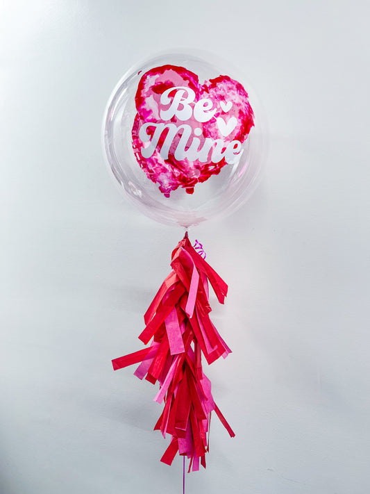 Heart Painted Bubble Balloon