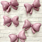 Mini Bows in Pink 9" (AIR FILL)
