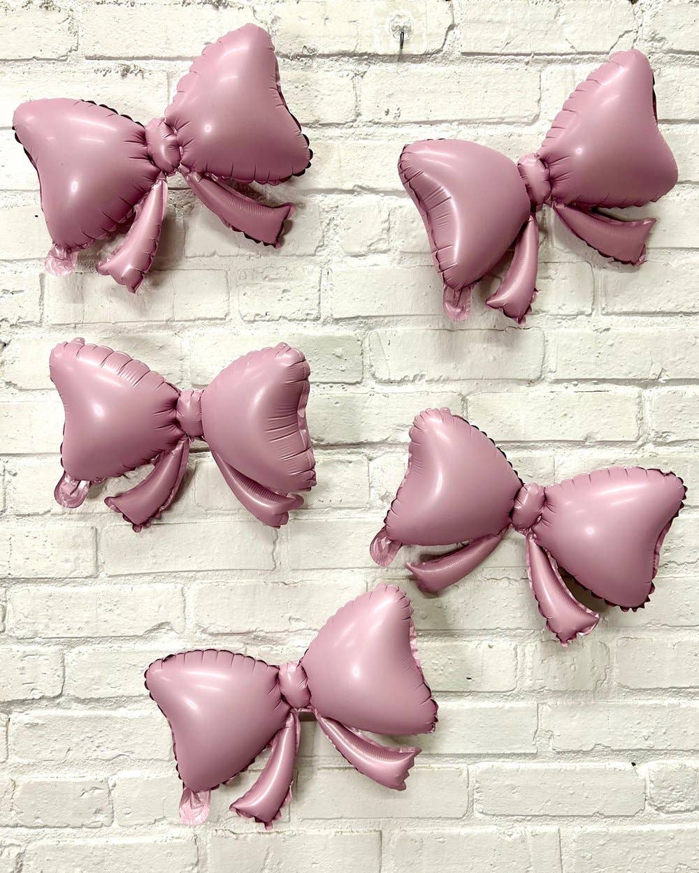 Mini Bows in Pink 9" (AIR FILL)