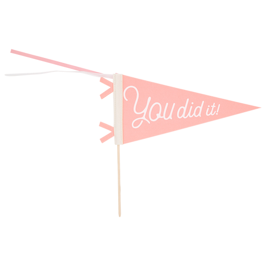 PLHB148 - Pink You Did It Felt Pennant Banner
