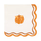 PLNP2565 - PUMPKIN BOW COCKTAIL NAPKIN (24ct)