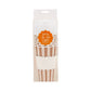 PLTG1825 - Striped Bow Pumpkin Pink To Go Cups (8ct 16oz)