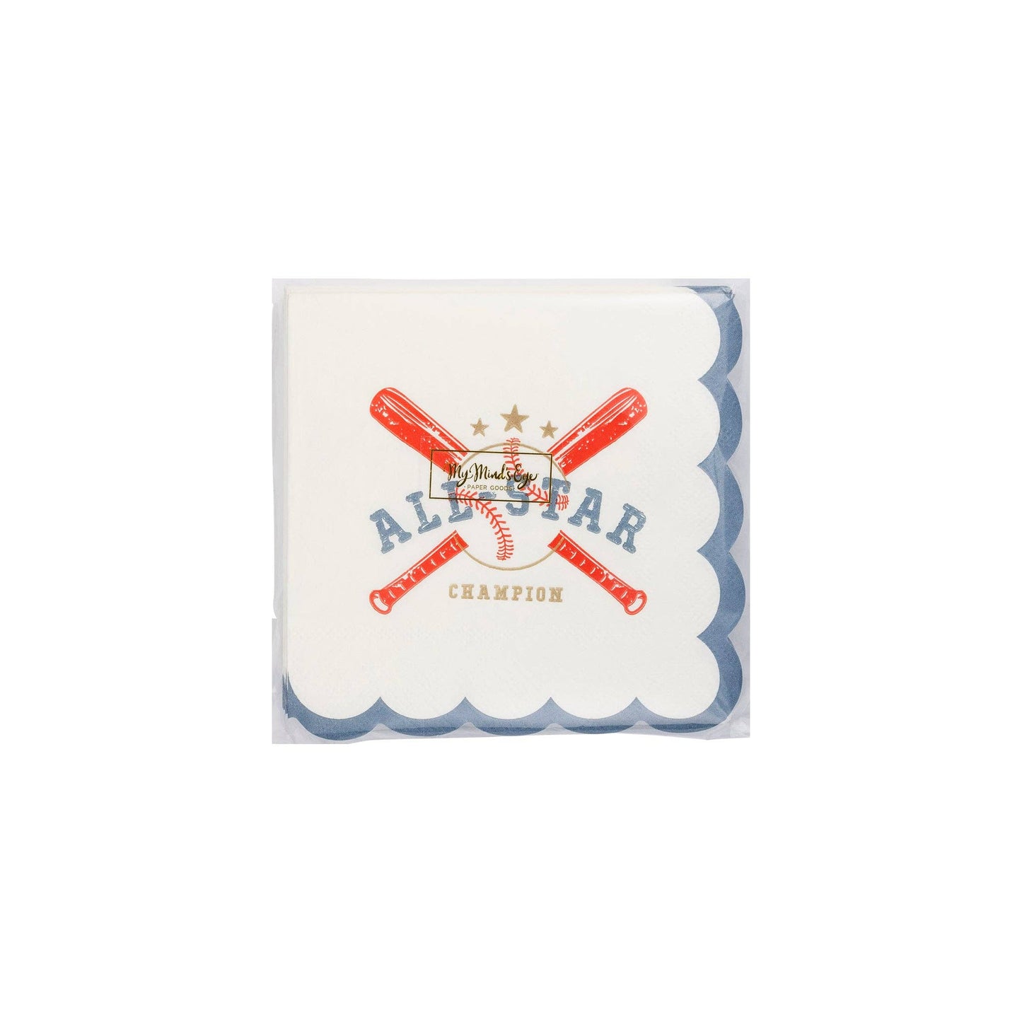 BAS1039 - All Star Paper Cocktail Napkin