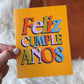 Feliz Cumpleaños Text Spanish Birthday Card