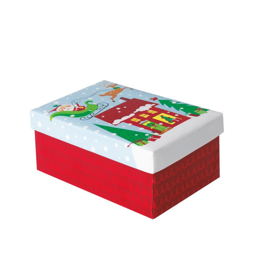 Colorful Santa Gift Box- Small