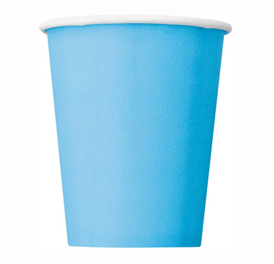 Light Blue 9oz Cups 8ct