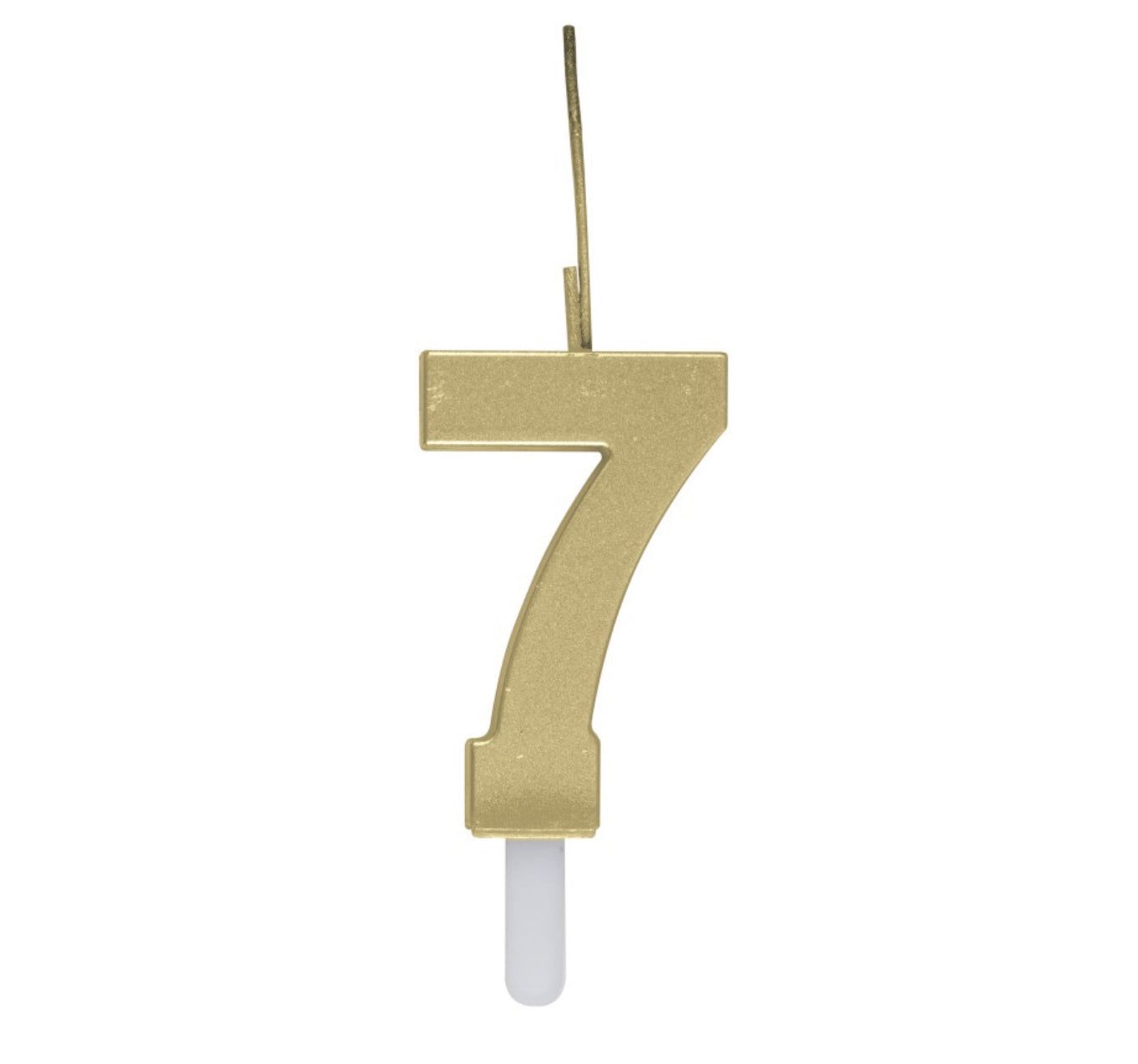 Gold Sparkler Birthday Candle 0-9