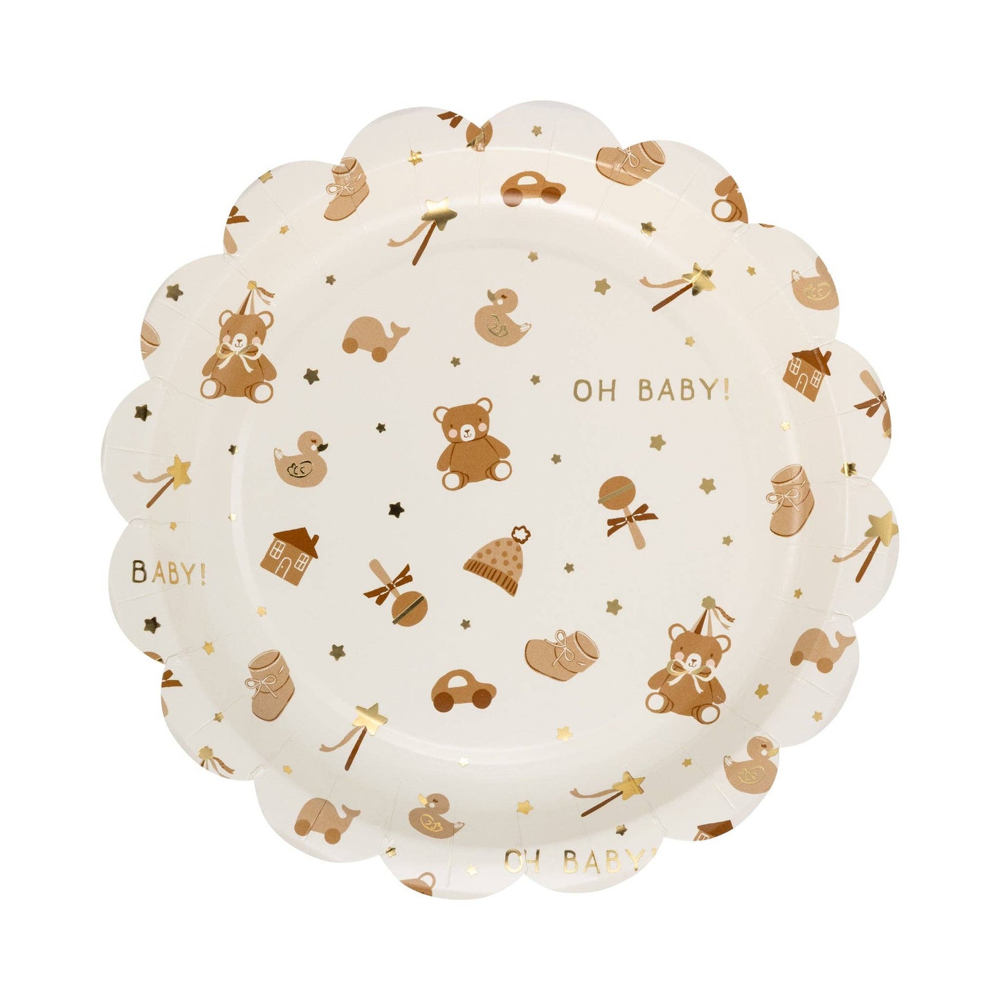 BAB1146 - Teddy Bear Baby Pattern Plate