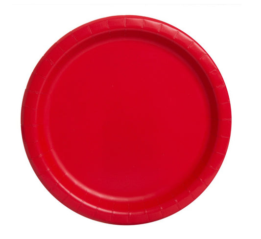 Ruby Red Dinner Plates 8ct