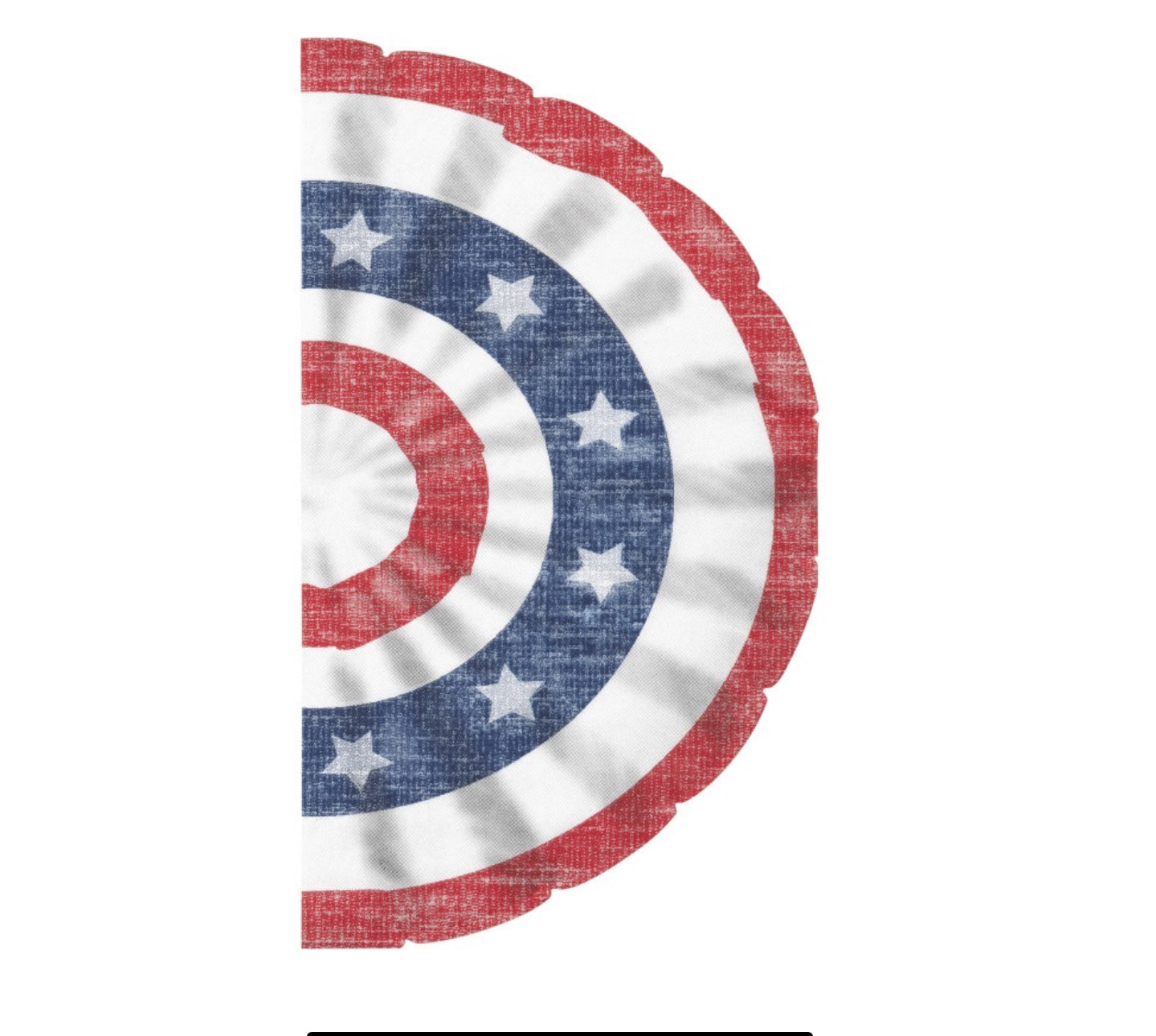 Classic Americana Bunting-Shaped Guest Towels 16ct