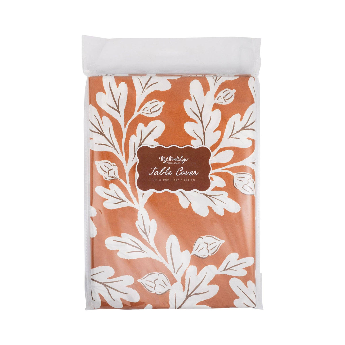 PLCV342 - Brown Leaves Table Cover