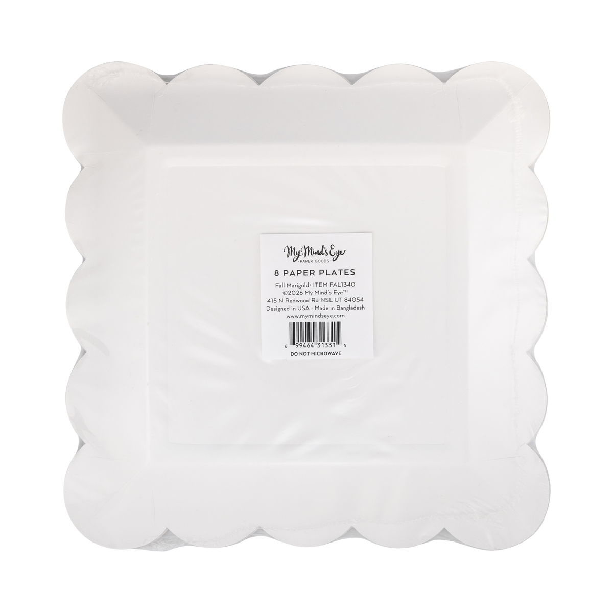 FAL1340 - Fall Marigold 8" Plate
