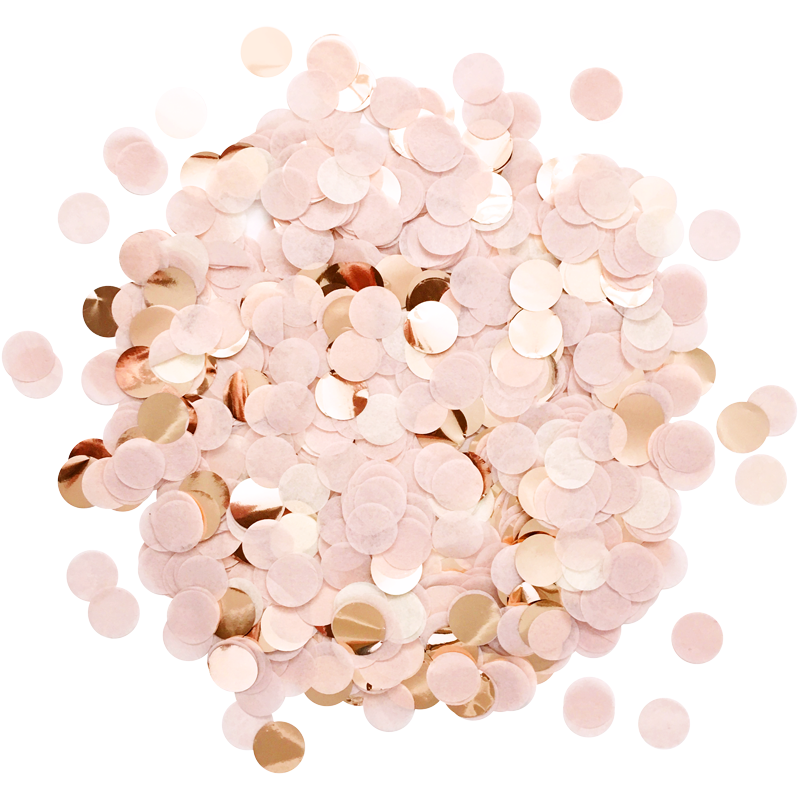 Confetti - Blush & Rose Gold: 0.5oz