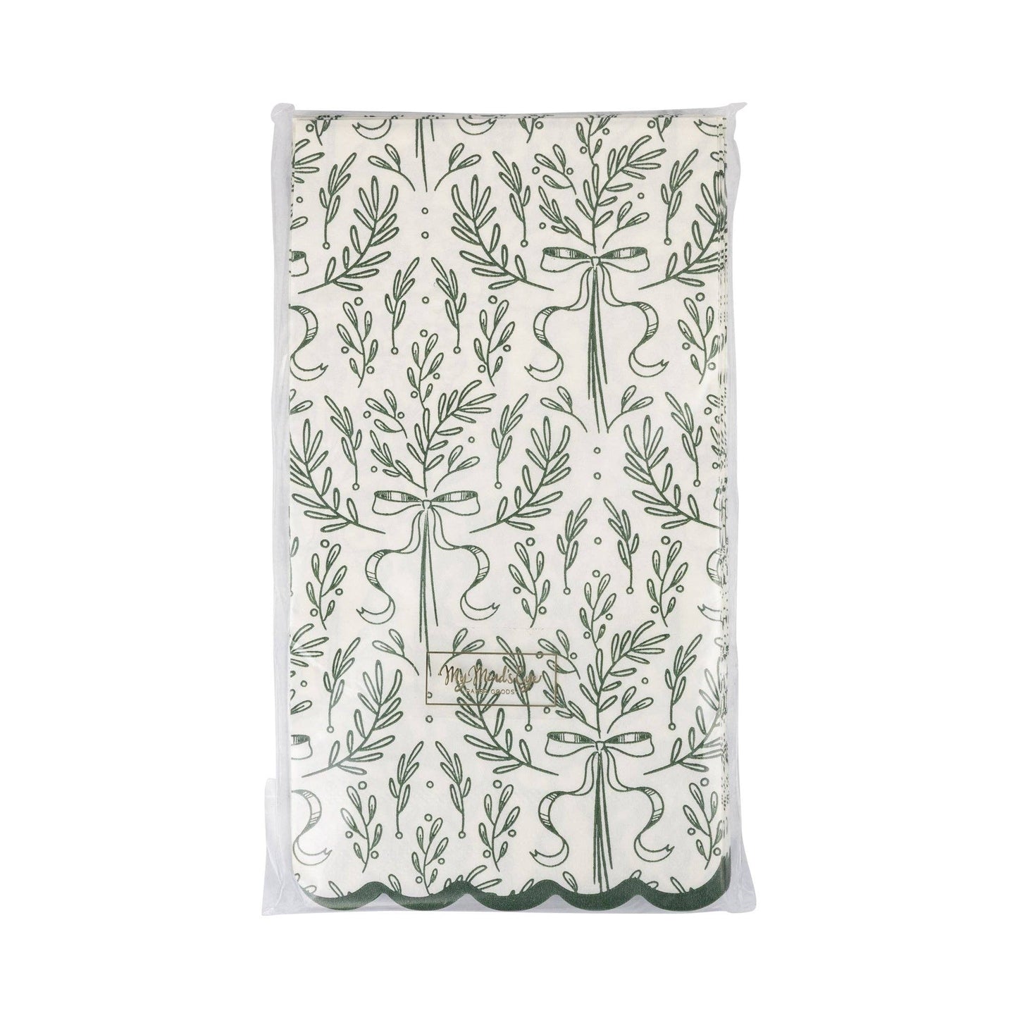 PEM1237 - Green Bough Pattern Dinner Napkin