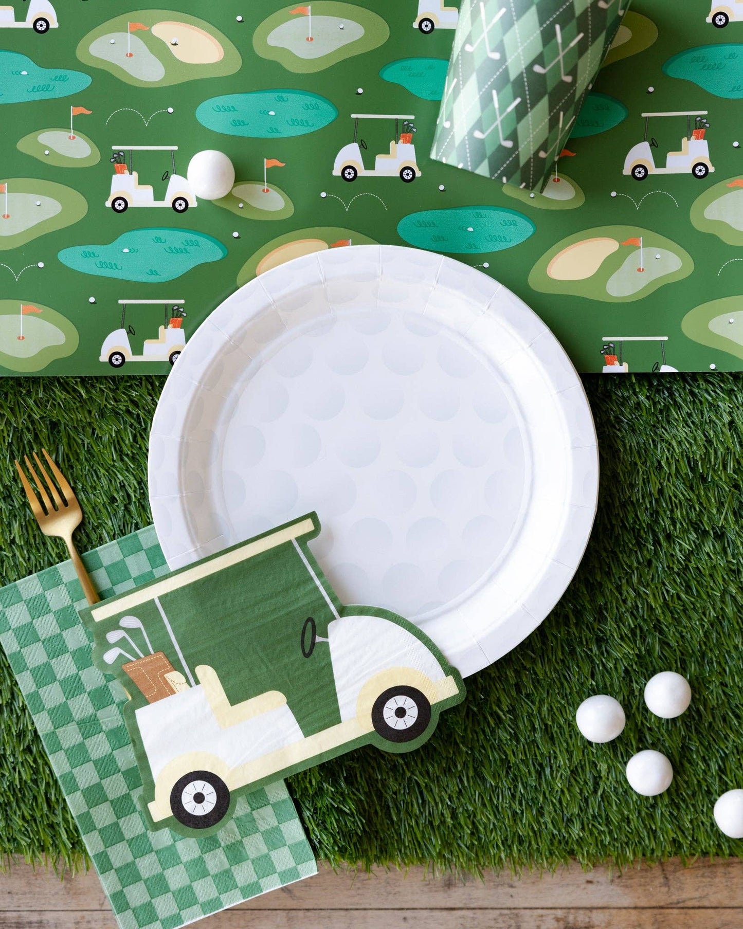GLF1138 - Checkered Paper Dinner Napkins