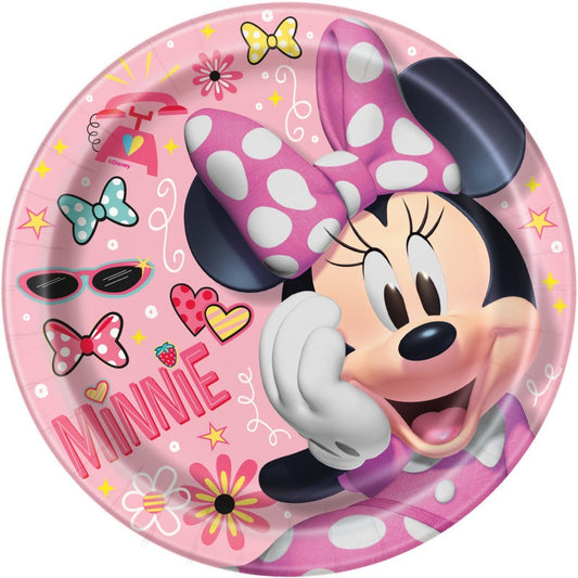 Minnie Mouse 9” Plate- 8ct