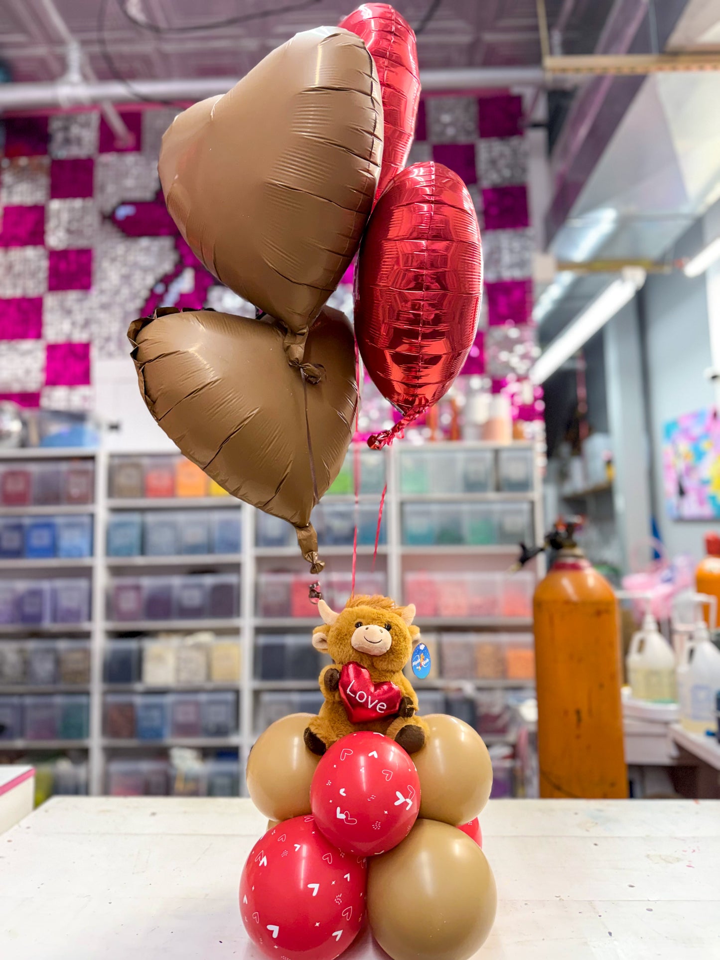 Plushie Love Balloon Stack