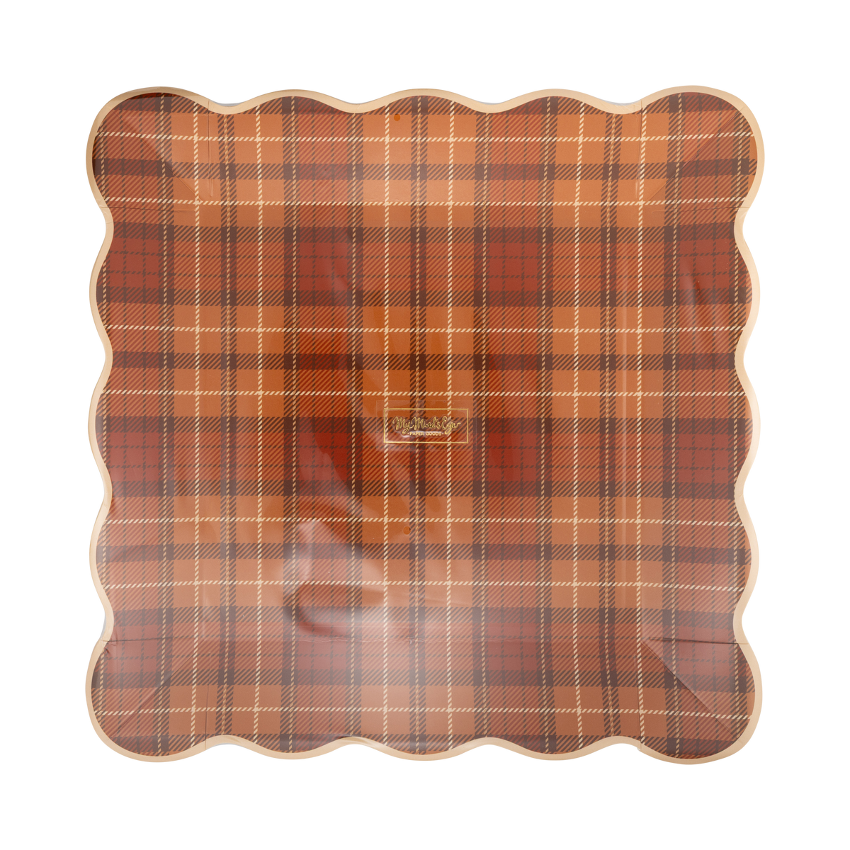 AUT1341 - Autumn Plaid Paper Plates