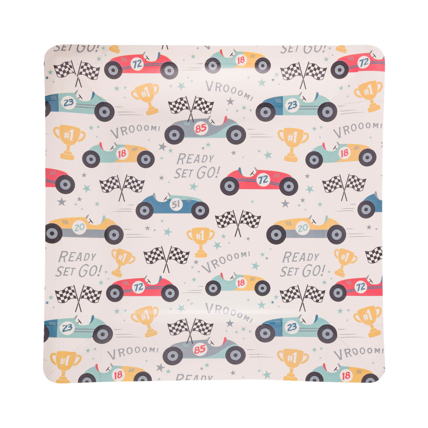 Miles per Hour - Race Pattern Plate