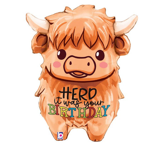 Herd it was your Birthday Foil Balloon