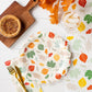 PLTS378D - Scattered Leaves Paper Plates