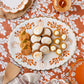 PLPP170 - Pumpkin Gold Scalloped Fall 17" Paper Serving Platters 6ct