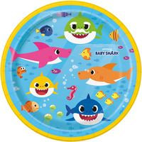 Baby Shark Dessert Plates- 8ct