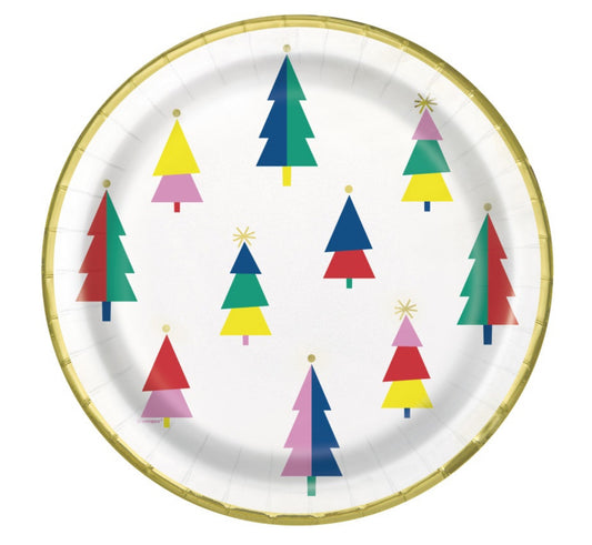 Vibrant XMAS 9” Plate