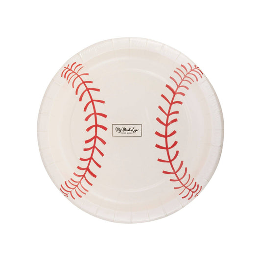 BAS1042 - Baseball Paper Plate