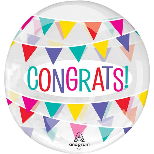 Congrats Clearz Deco Balloon 18’