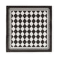 APO1239 - Black Checkers Cocktail Napkin