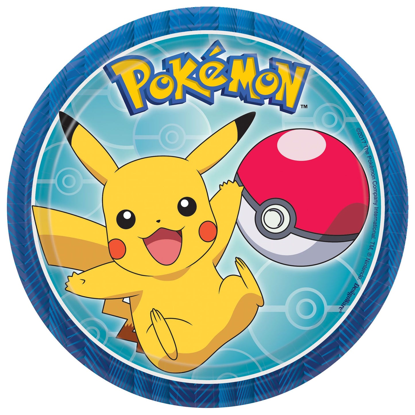 Pokemon 7” Plates- 8ct