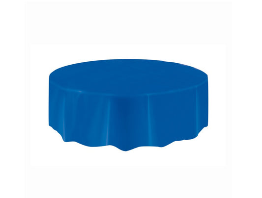 Dark Blue Round Tablecover