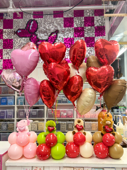 Plushie Love Balloon Stack