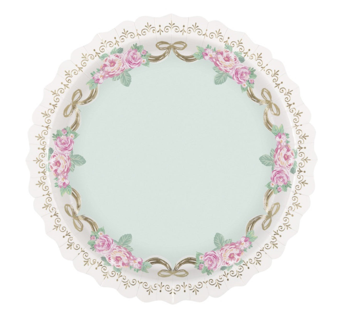 Golden Garden 11” Plate 8ct