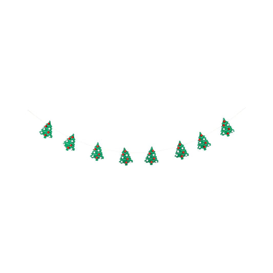 PLHB362 - Puffy Felt Christmas Tree Banner