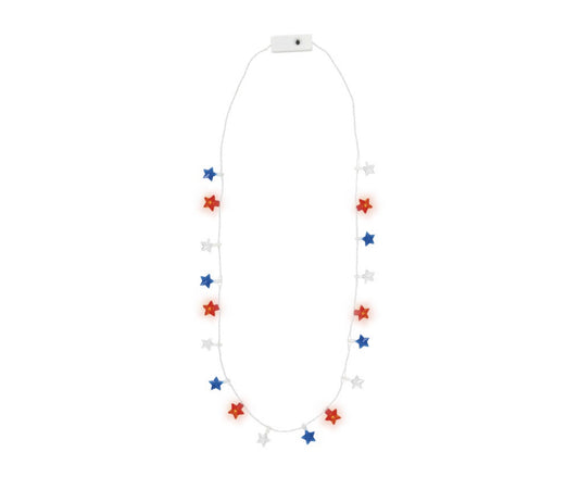 Patriotic Stars LED Necklace