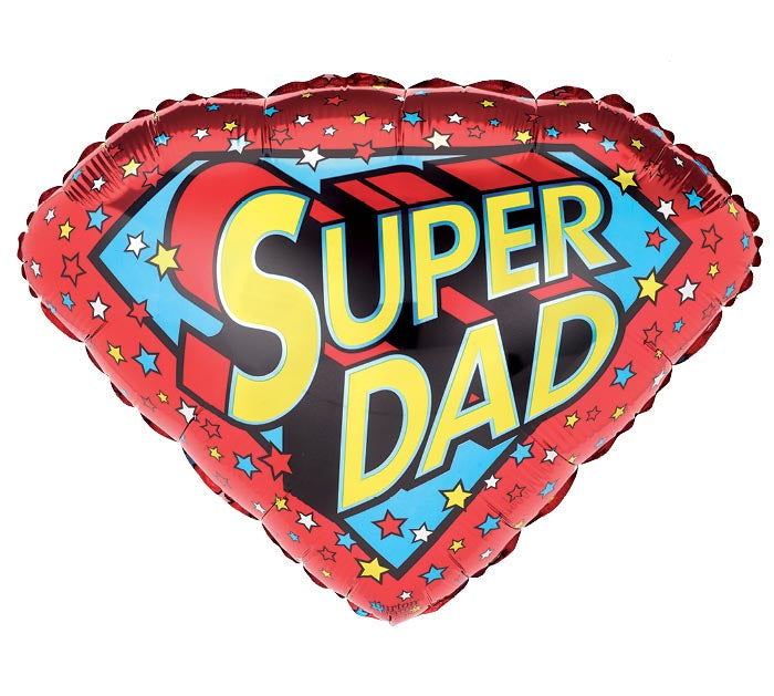 Super Dad Fathers Day Foil Balloon